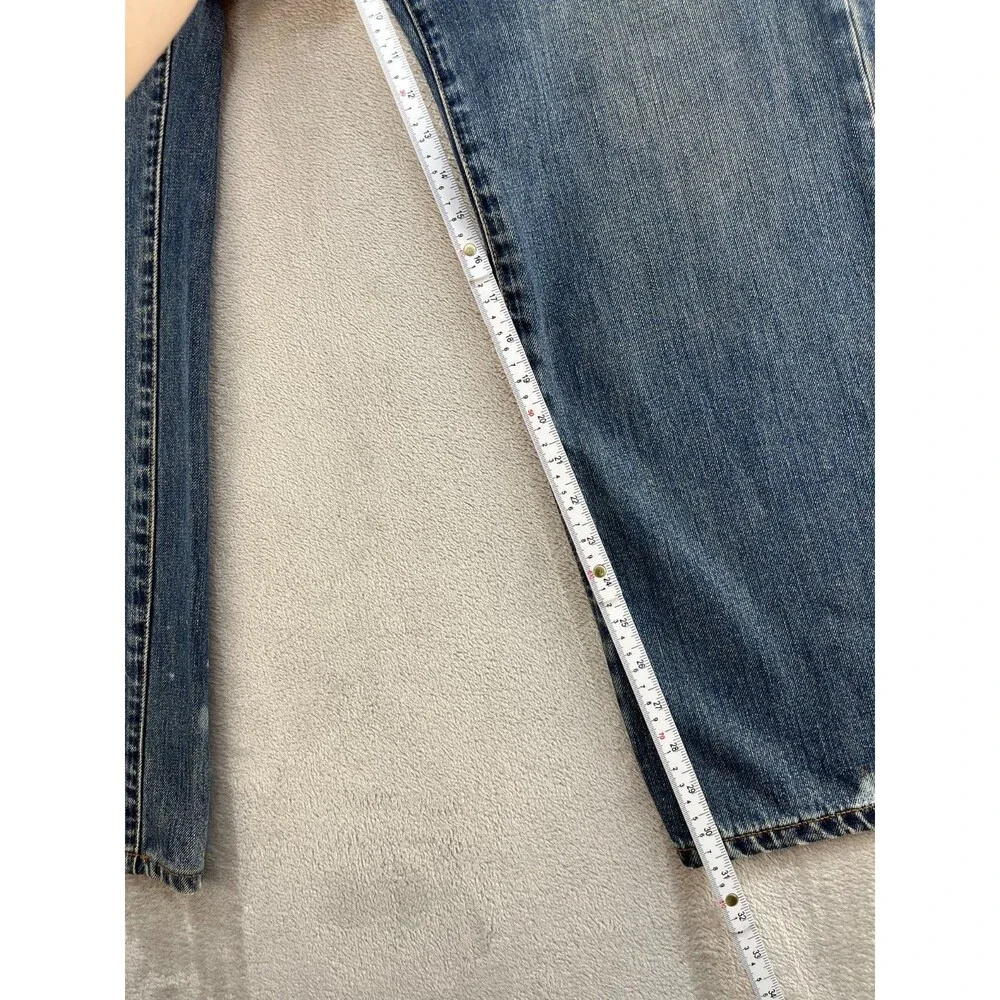J.Crew Jeans Mens W35 L32 Classic Straight Medium Wash  Cotton Denim Relaxed